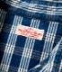 Lot No. US28520 / UNION SUPPLY 10oz. PALAKA CHECK WESTERN SHIRT with EMBROIDERED