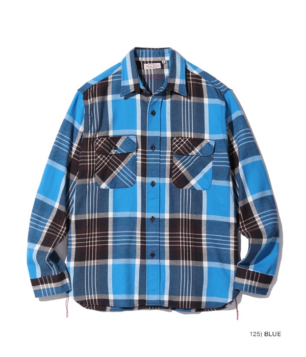 Lot No. SC29157 / FICTION ROMANCE TWILL CHECK WORK SHIRTS