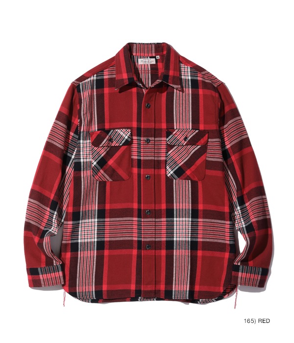 Lot No. SC29157 / FICTION ROMANCE TWILL CHECK WORK SHIRTS