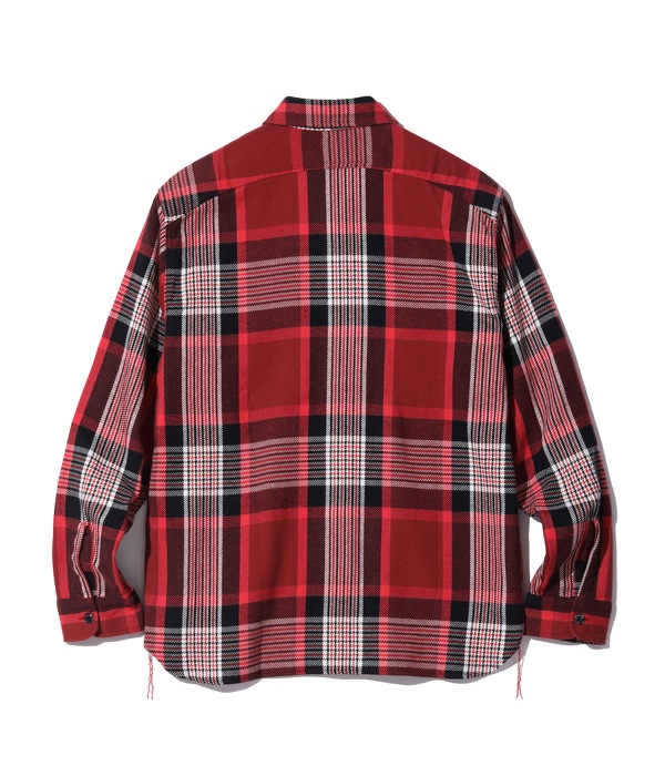 Lot No. SC29157 / FICTION ROMANCE TWILL CHECK WORK SHIRTS