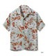 Lot No. SS39222 / RAYON HAWAIIAN SHIRT ��WHITE EGRET��