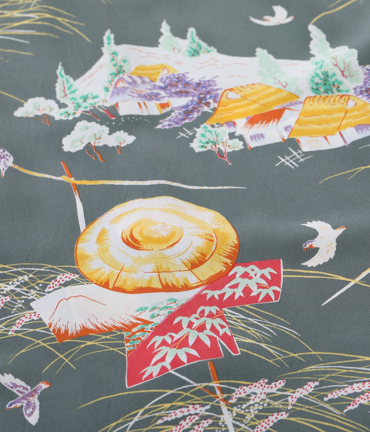 Lot No. SS39623 / RAYON HAWAIIAN SHIRT ��SCARECROW��
