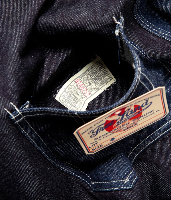 Lot No. FL02656 / FREE LAND 12oz. BLUE DENIM WORK APRON