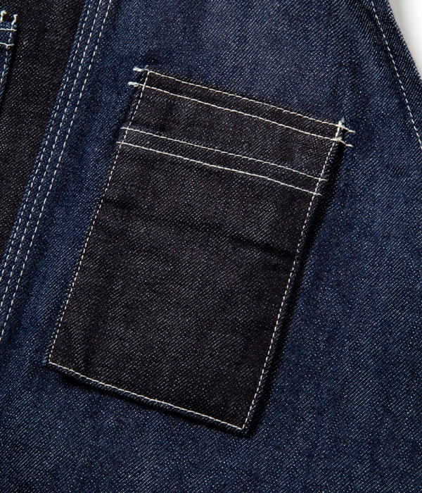 Lot No. FL02656 / FREE LAND 12oz. BLUE DENIM WORK APRON