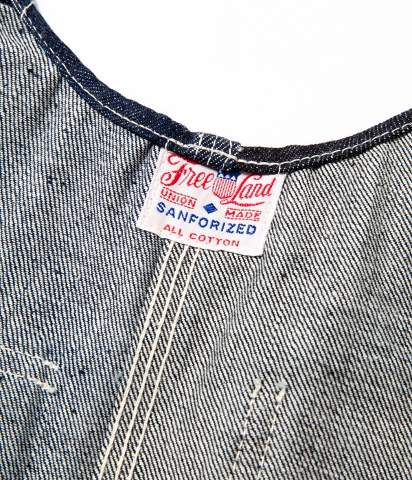 Lot No. FL02656 / FREE LAND 12oz. BLUE DENIM WORK APRON