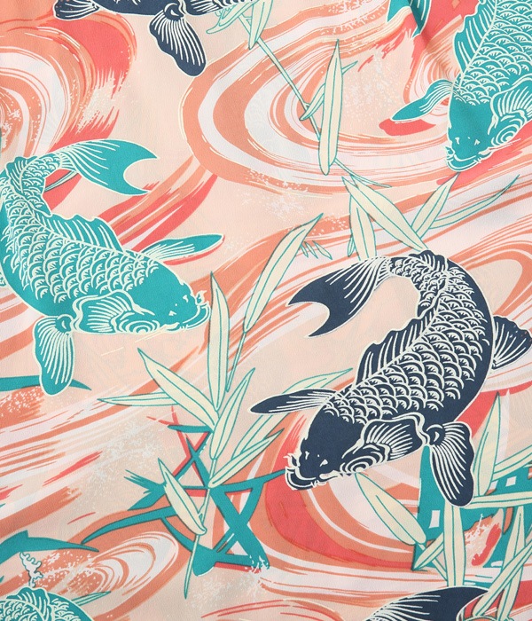 Lot No. SS38581 / RAYON HAWAIIAN SHIRT ��CARP��