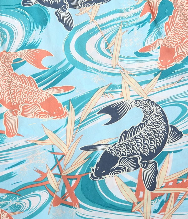 Lot No. SS38581 / RAYON HAWAIIAN SHIRT ��CARP��