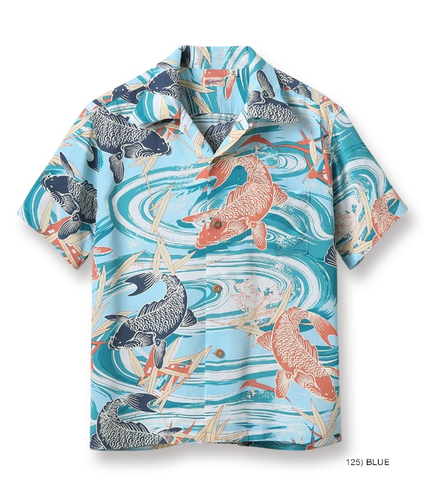 Lot No. SS38581 / RAYON HAWAIIAN SHIRT ��CARP��