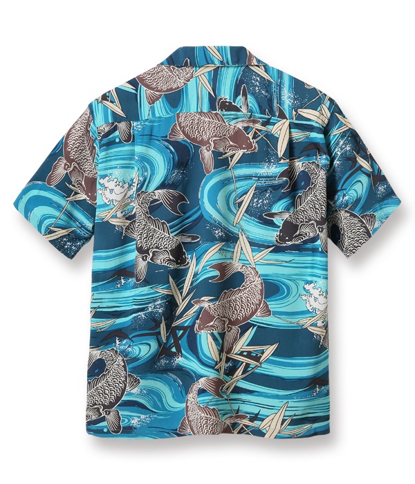 Lot No. SS38581 / RAYON HAWAIIAN SHIRT ��CARP��
