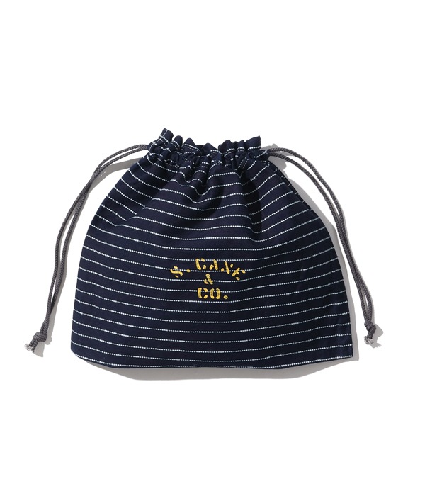 Lot No. SC02701 /  FICTION ROMANCE 9oz. WABASH STRIPE ARC APRON BAG