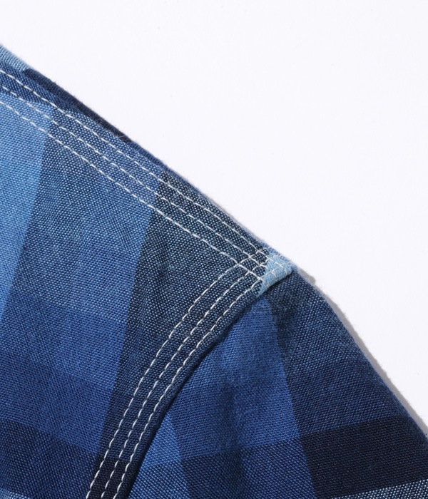 Lot No. SC15295 / 10oz. INDIGO GRADATION CHECK WORK COAT