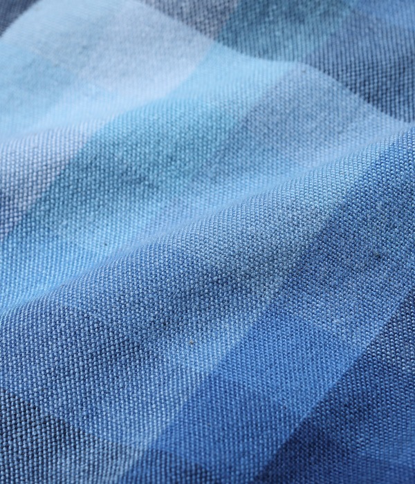 Lot No. SC15295 / 10oz. INDIGO GRADATION CHECK WORK COAT