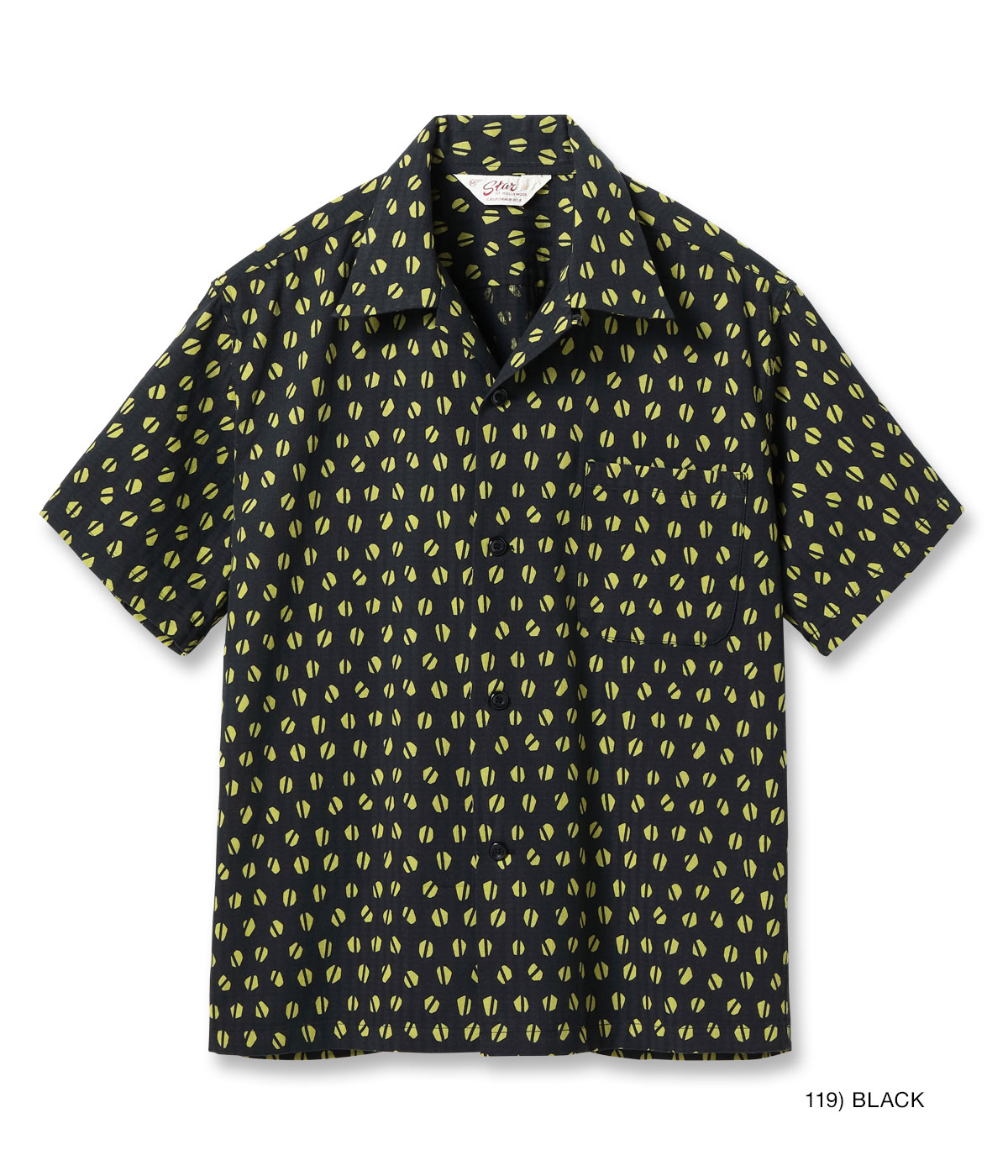 Lot No. SH39498 / DOBBY COTTON OPEN SHIRT BLUE MOUNTAIN