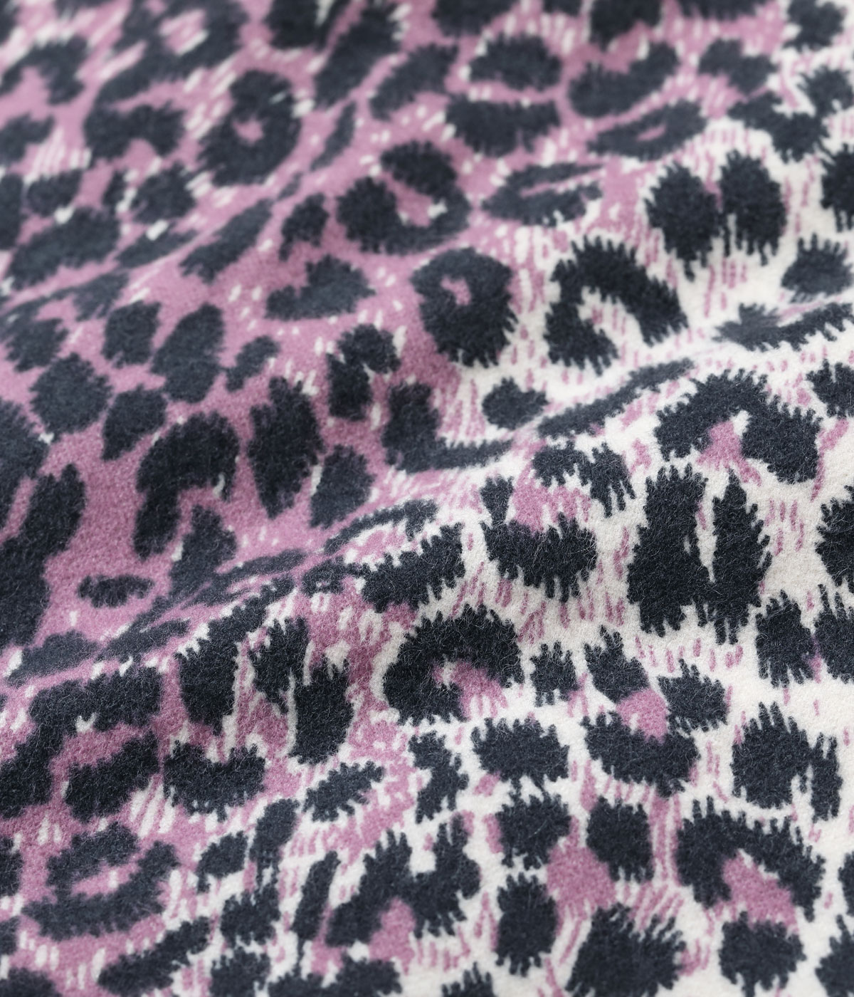 Lot No. SE29575 / Mid 1950s Style Flannel Sports Shirt ��LEOPARD��