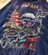 Lot No. TT15907-125 / Early 1950s Style Acetate Souvenir Jacket ��EAGLE & DRAGON�� �� ��JAPAN MAP�� (AGING MODEL)