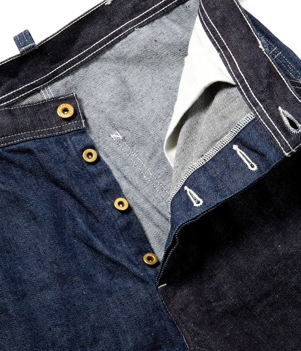 Lot No. FL41964 / FREE LAND 12oz. BLUE DENIM WORK PANTS