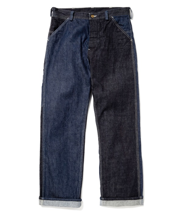 Lot No. FL41964 / FREE LAND 12oz. BLUE DENIM WORK PANTS