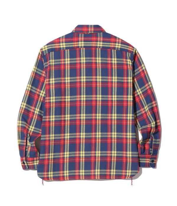 Lot No. SC28960 / TWILL CHECK WORK SHIRT SUGAR CANE,SUGAR CANE