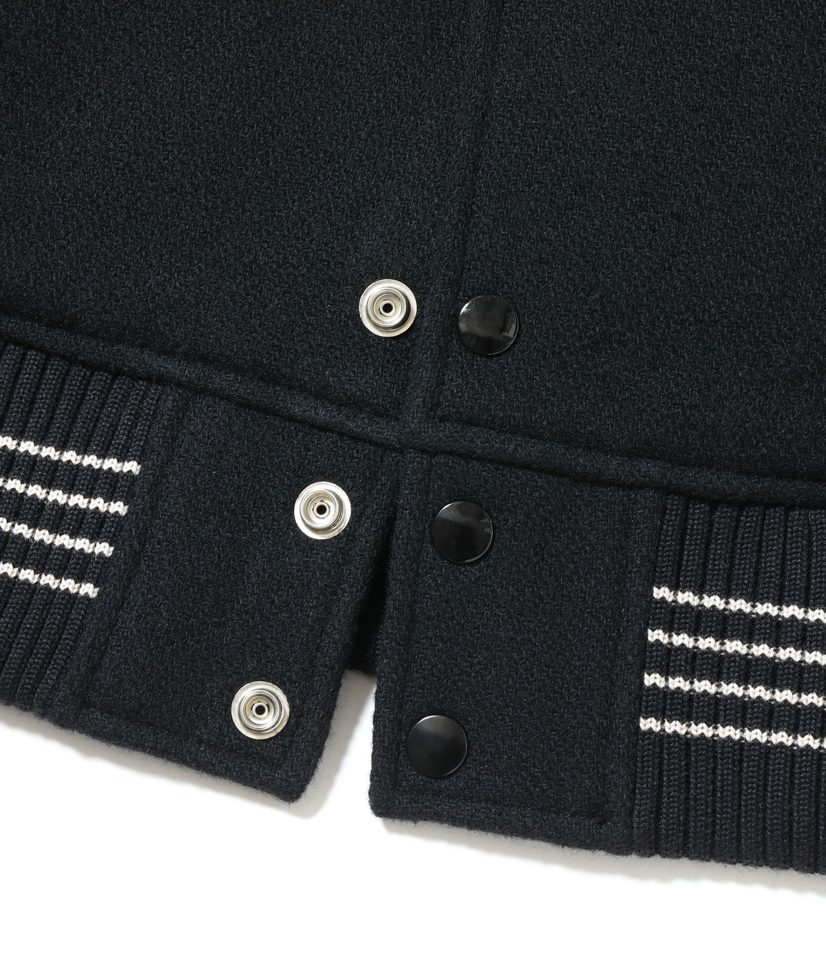 Lot No. WV15605-119 / 30oz. WOOL MELTON AWARD JACKET MAVERICKS (BLACK)