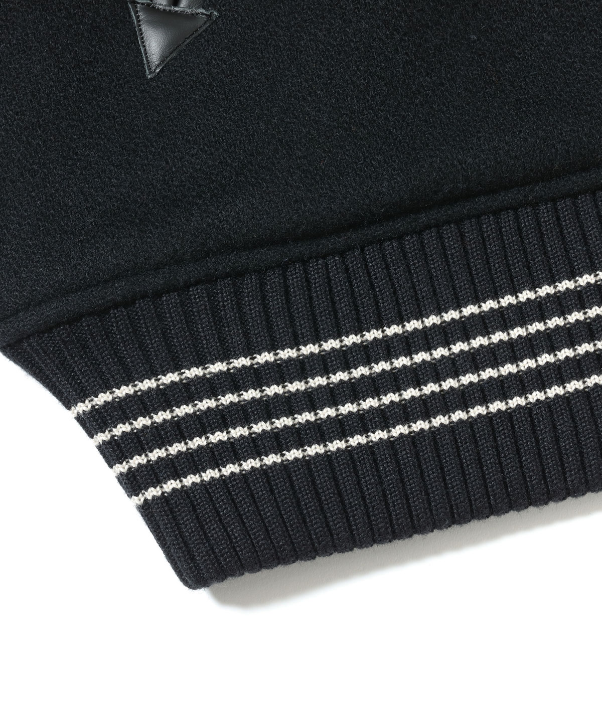 Lot No. WV15605-119 / 30oz. WOOL MELTON AWARD JACKET MAVERICKS (BLACK)