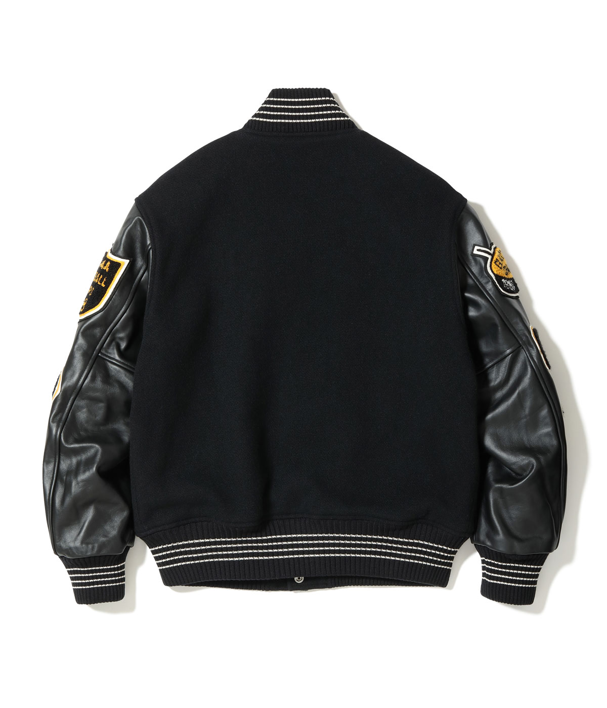 Lot No. WV15605-119 / 30oz. WOOL MELTON AWARD JACKET MAVERICKS (BLACK)