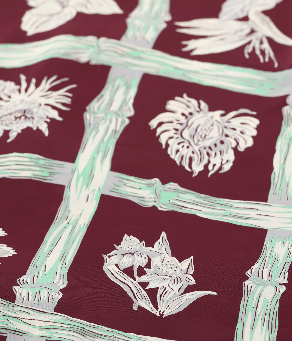 Lot No. SS39419 / RAYON HAWAIIAN SHIRT ISLAND PLANTS