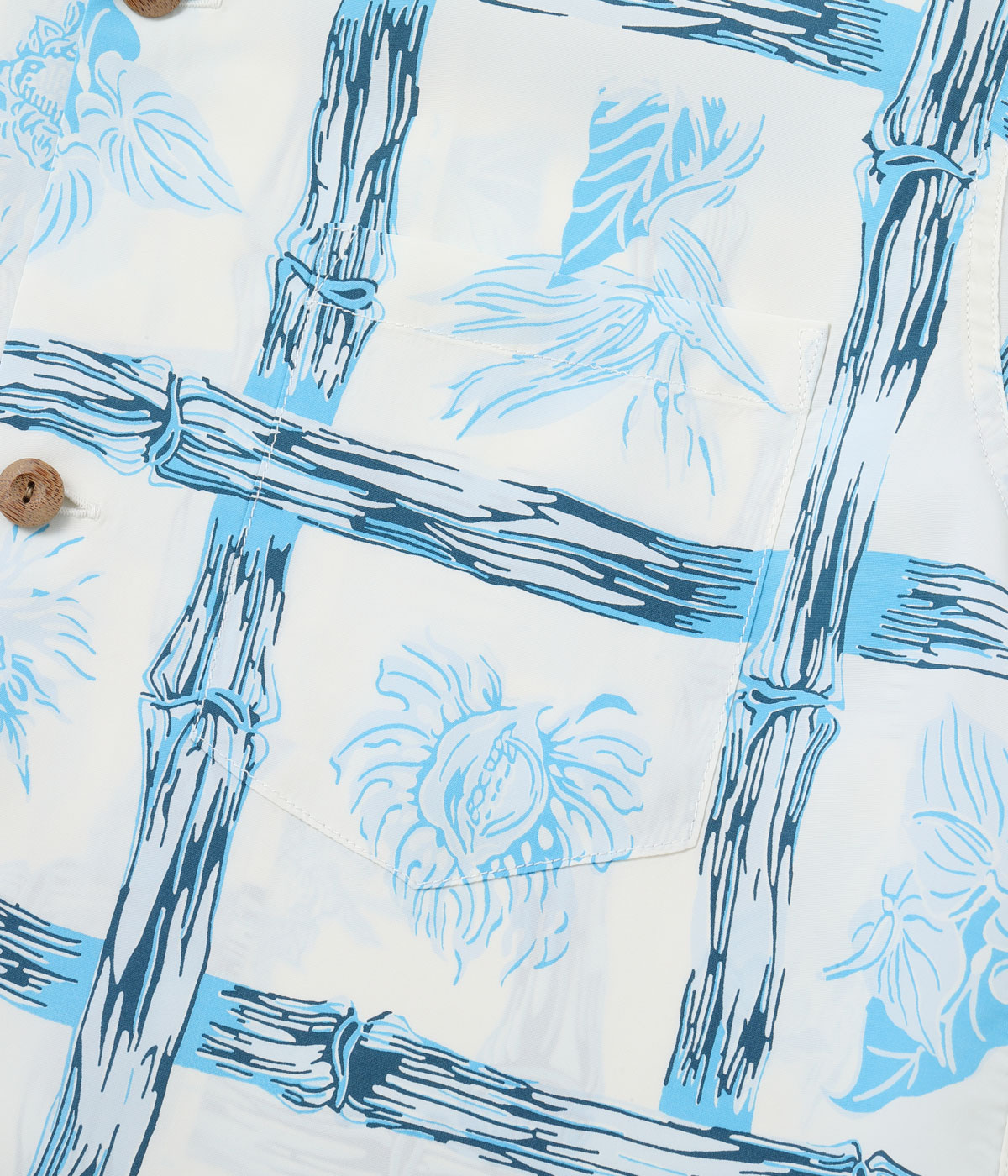 Lot No. SS39419 / RAYON HAWAIIAN SHIRT ISLAND PLANTS