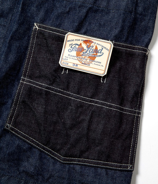 Lot No. FL14797 / FREE LAND 12oz. BLUE DENIM WORK COAT