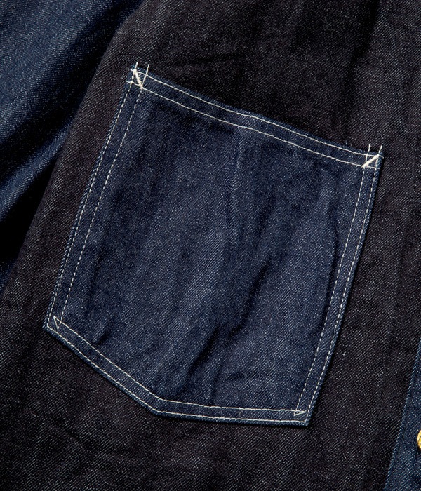 Lot No. FL14797 / FREE LAND 12oz. BLUE DENIM WORK COAT