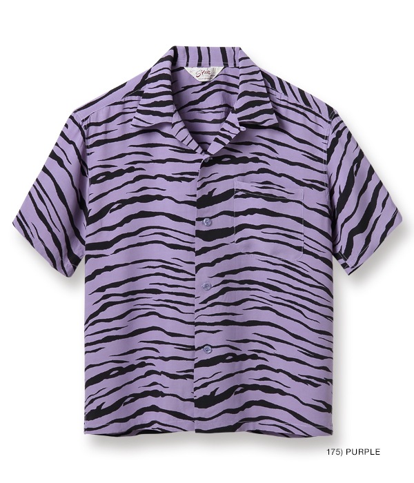 Lot No. SH38626 / HIGH DENSITY RAYON OPEN SHIRT ��TIGER��