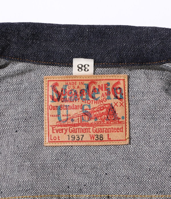 Lot No. SC11937US / SUGAR CANE ��Made in USA�� 13oz. BLUE DENIM BLOUSE 1937 MODEL