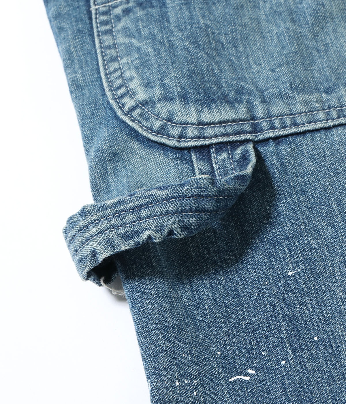 Lot No. SC52568 / 11oz. BLUE DENIM WORK SHORTS AGED MODEL