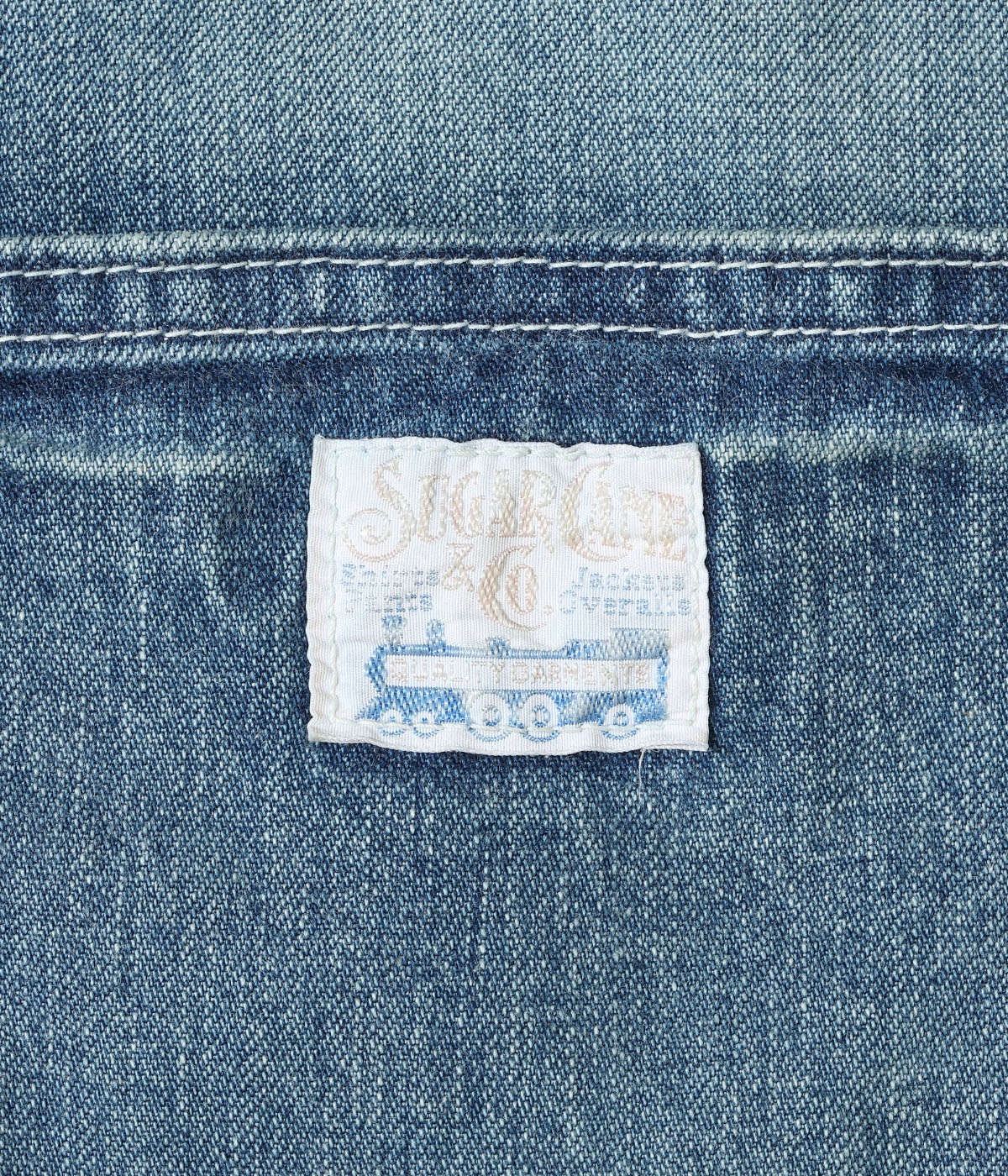 Lot No. SC52568 / 11oz. BLUE DENIM WORK SHORTS AGED MODEL