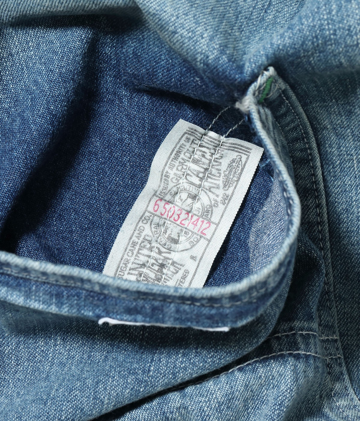 Lot No. SC52568 / 11oz. BLUE DENIM WORK SHORTS AGED MODEL