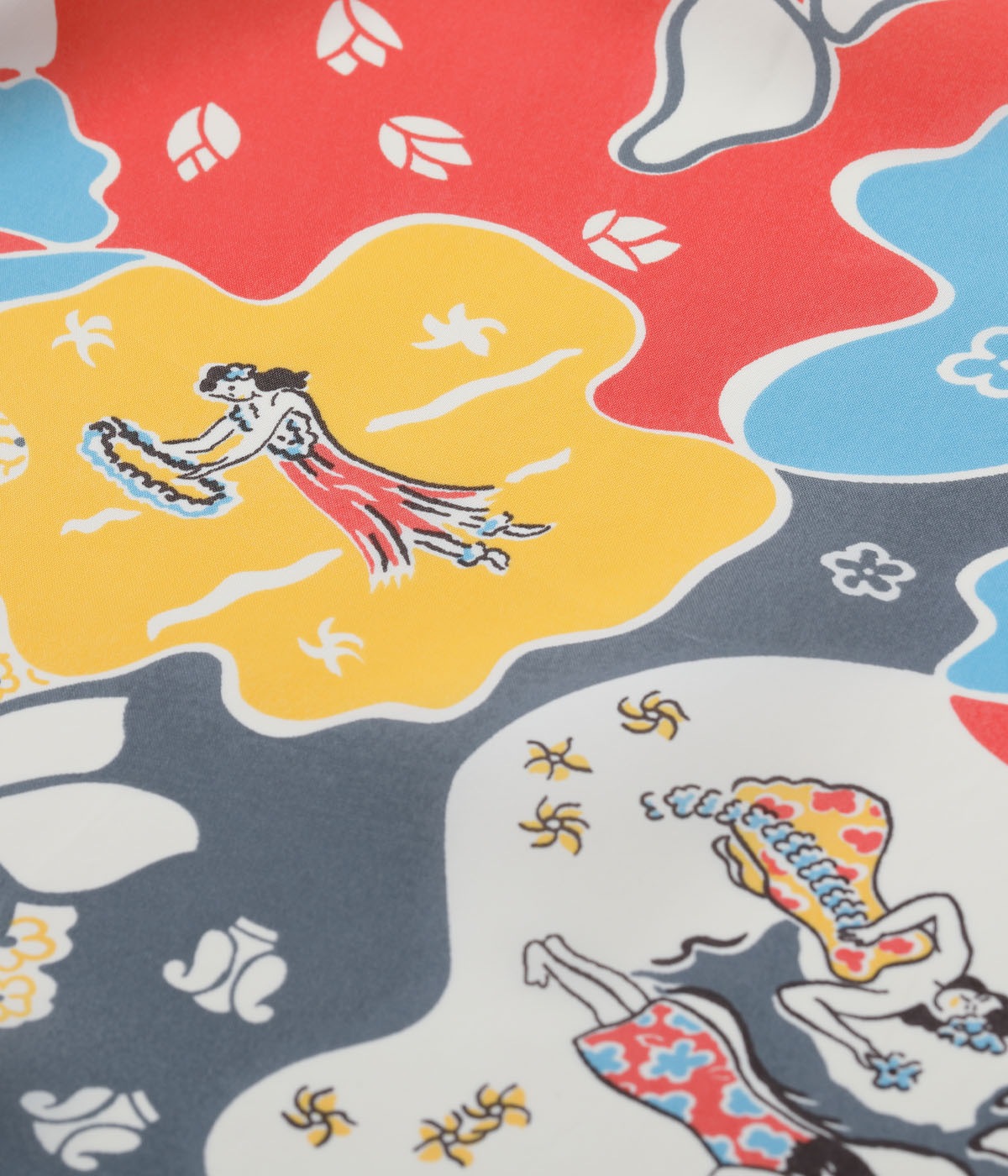Lot No. SS39624 / RAYON HAWAIIAN SHIRT ��PARADISE HULA��