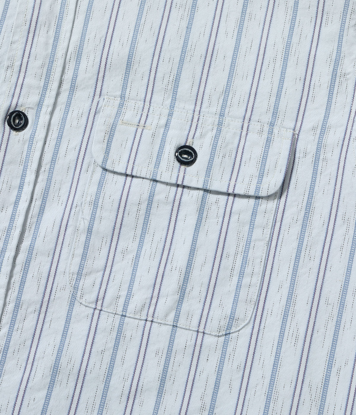 Lot No. SC29671 / FICTION ROMANCE 6oz. INDIGO STRIPE WORK SHIRT
