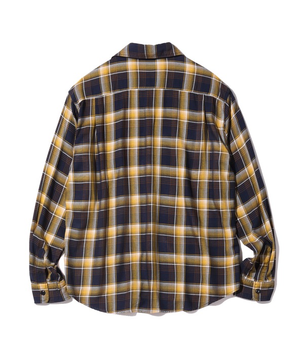 Lot No. SC29107 / RAYON TWILL CHECK WORK SHIRT