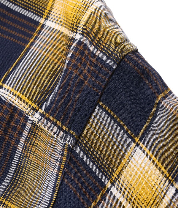 Lot No. SC29107 / RAYON TWILL CHECK WORK SHIRT
