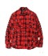 Lot No. SC29107 / RAYON TWILL CHECK WORK SHIRT