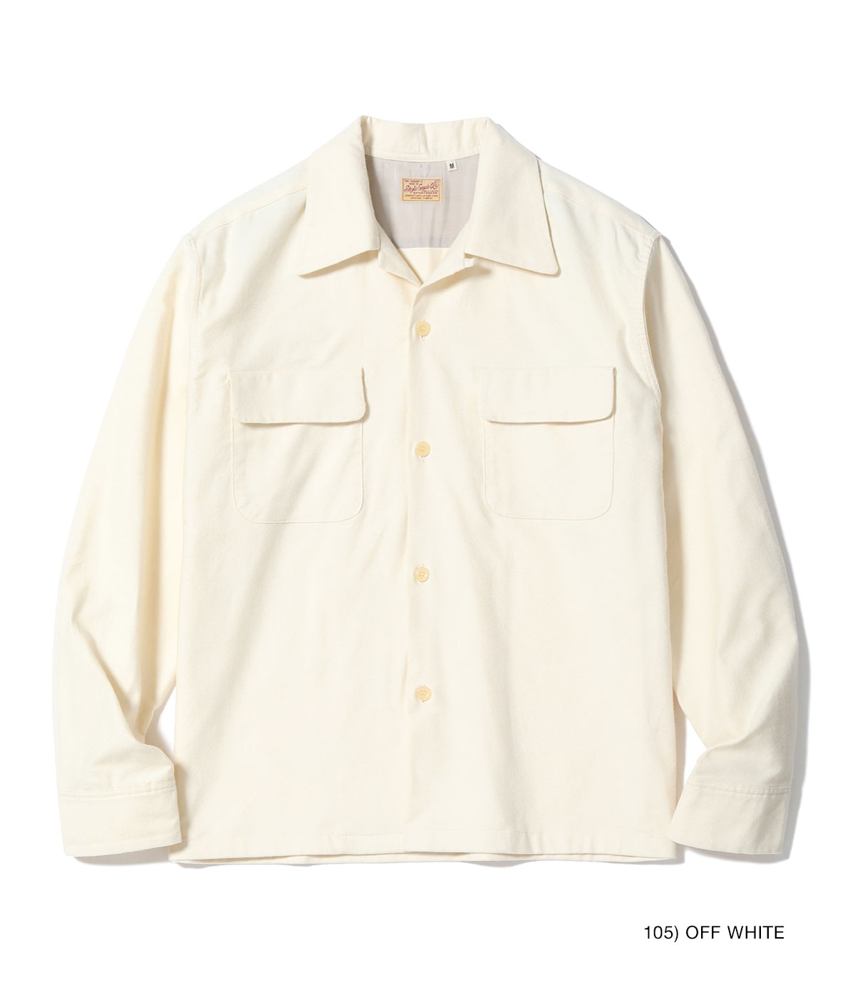 Lot No. SE29577 / Mid 1950s Style Flannel Sports Shirt ��PLAIN��