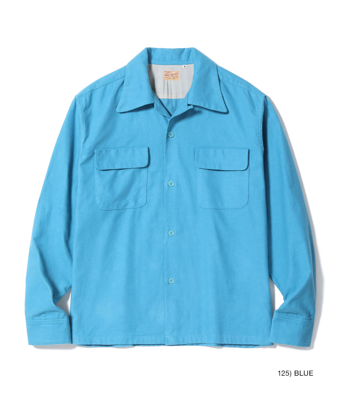 Lot No. SE29577 / Mid 1950s Style Flannel Sports Shirt ��PLAIN��