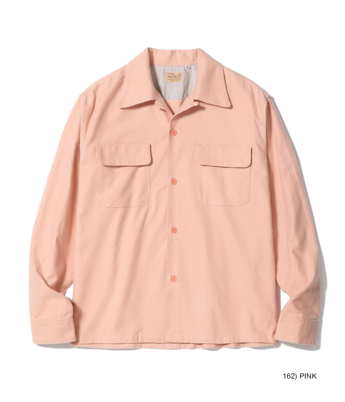 Lot No. SE29577 / Mid 1950s Style Flannel Sports Shirt ��PLAIN��