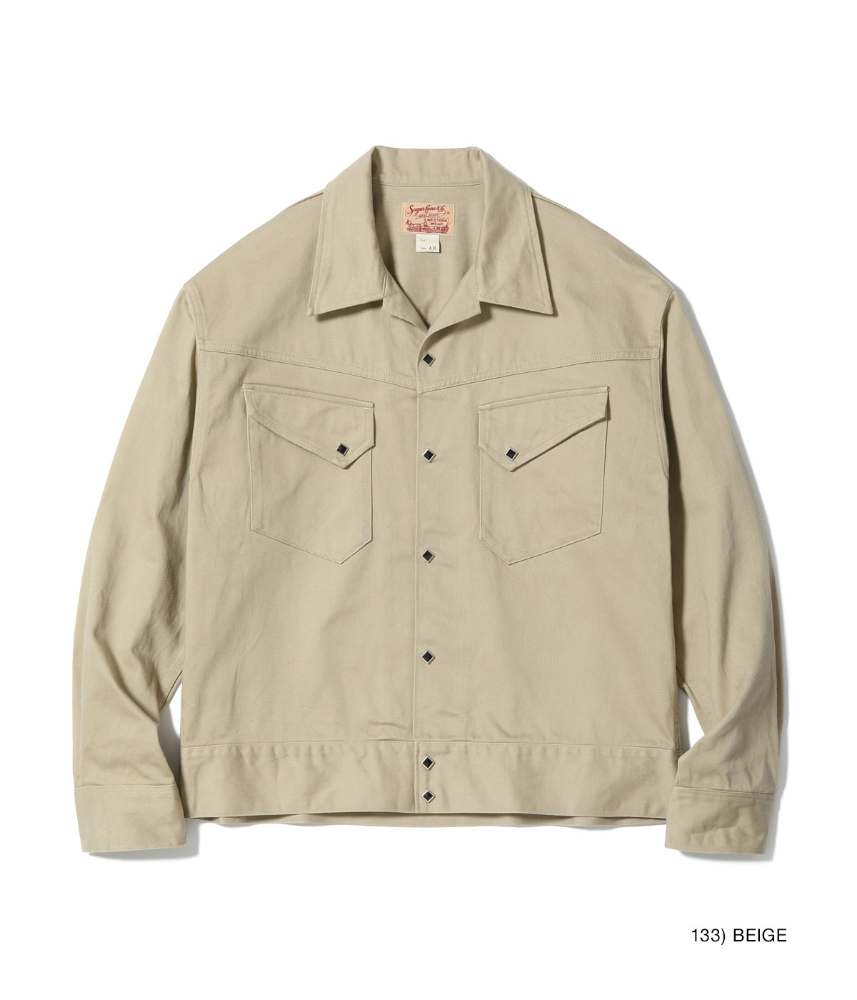 2026ǯ3��4������ / Lot No. SC15906 / NATIVE AMERICAN 10.5oz. SATIN WESTERN JACKET