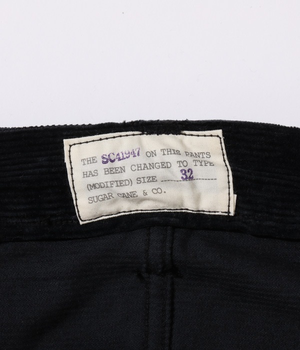 Lot No. SC42422 / 9W CORDUROY 5POCKET PANTS 1947 MODEL