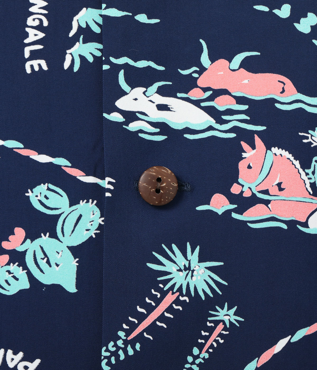 Lot No. SS39420 / RAYON HAWAIIAN SHIRT ��PANIOLA TOWN��