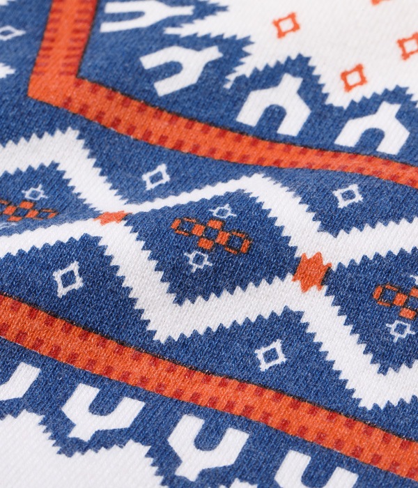 Lot No. WV69267 / SNOW PATTERN ZIP SWEAT SHIRT