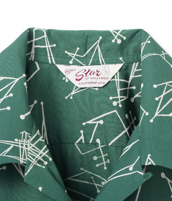 Lot No. SH38631 / BROAD COTTON OPEN SHIRT ATOMIC INSTRUMENTALS