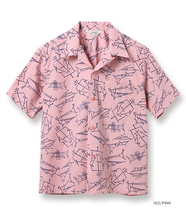 Lot No. SH38631 / BROAD COTTON OPEN SHIRT ATOMIC INSTRUMENTALS