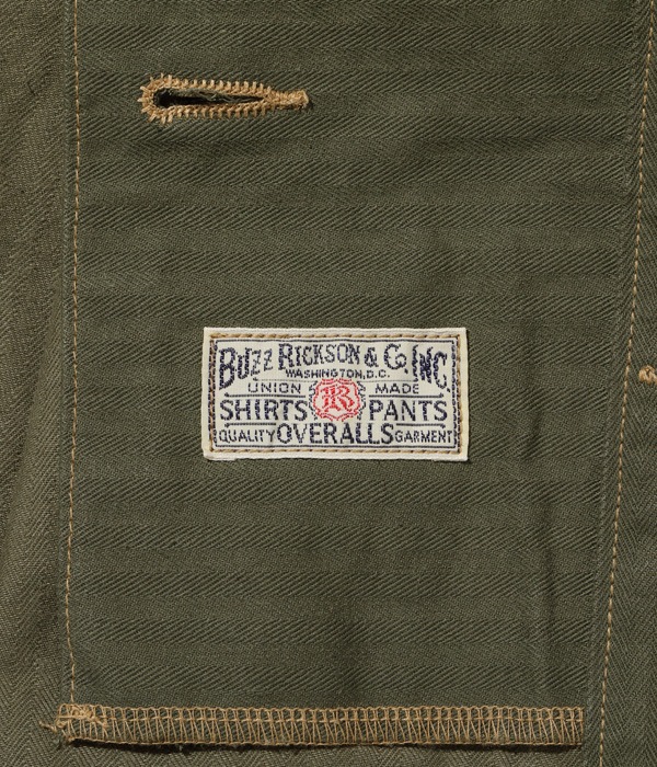 Lot No. BR15123 / U.S. MARINE CORPS M-1944 HERRINGBONE UTILITY JACKET