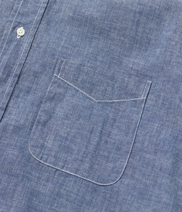 Lot No. SC28842 / 5oz. SELVEDGE CHAMBRAY BUTTON DOWN SHIRT (LONG SLEEVE)